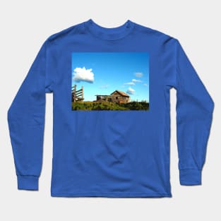 Fluffy Clouded Shack Long Sleeve T-Shirt